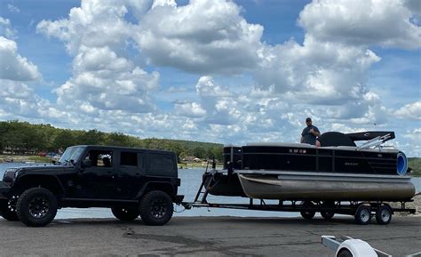 Introducir 63 Imagen Can A Jeep Wrangler Tow A Pontoon Boat