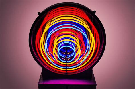 Neon Infinity Circle Hire Kemp London Bespoke Neon Signs And Prop Hire