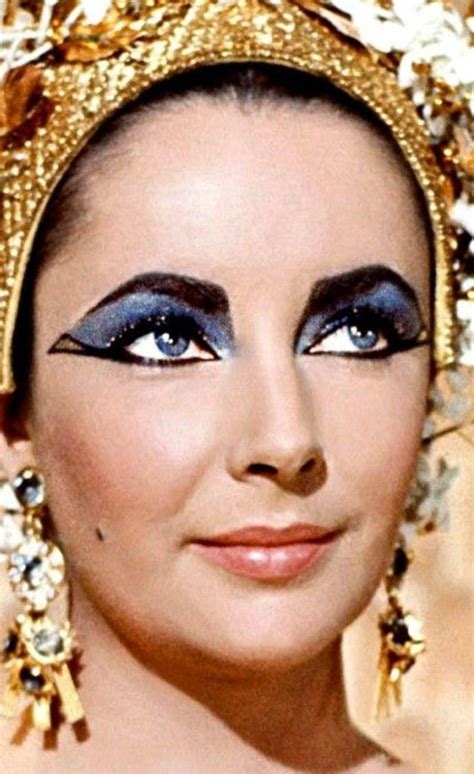 elizabeth taylor old hollywood stars classic hollywood cleopatra makeup egyptian goddess art