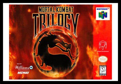 Mortal Kombat Trilogy Poster Retro Game Cases 🕹️