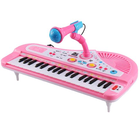 37 Key Kids Electronic Keyboard Piano Musical Toy With Microphone For