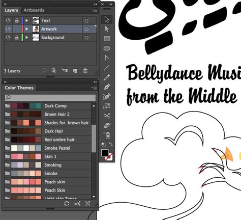 It would have been hard to. Create a Bellydance Music Playlist Cover in Adobe Illustrator
