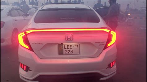 Honda Civic X Modified Pakwheels Gujrawala Auto Show Youtube