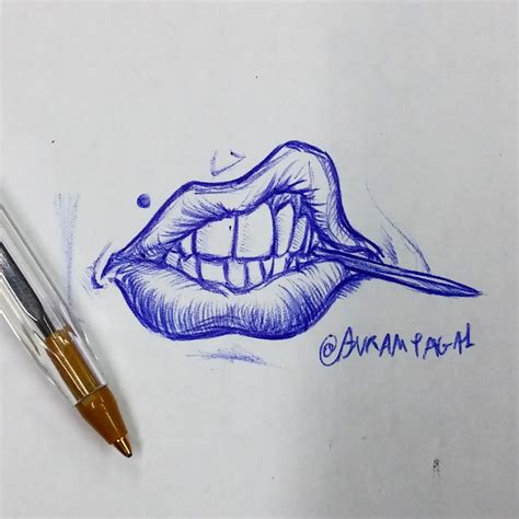 A Tiny Ballpoint Pen Drawing Ballpoint Pen Art Pen Art Drawings