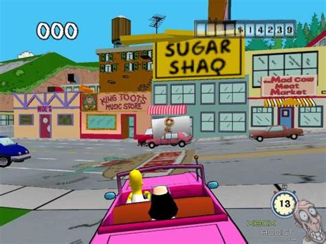 The Simpsons Road Rage Review Xbox