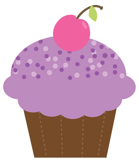 Cupcake Birthday Cake Icing Clip Art Cute Cupcakes Cliparts Png