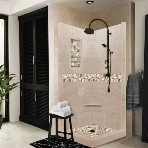 Custom Showers Your Way Includes Corner Pan Walls Thresholds And