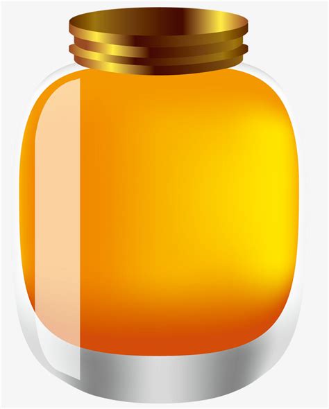 Bottles Filled With Honey Bottle Glass Honey Png And Vector For Free