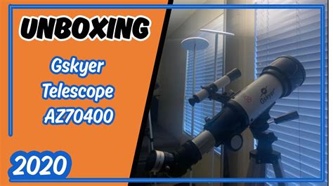 Gskyer Telescope 70mm Aperture 400mm Refractor Telescope Unboxing