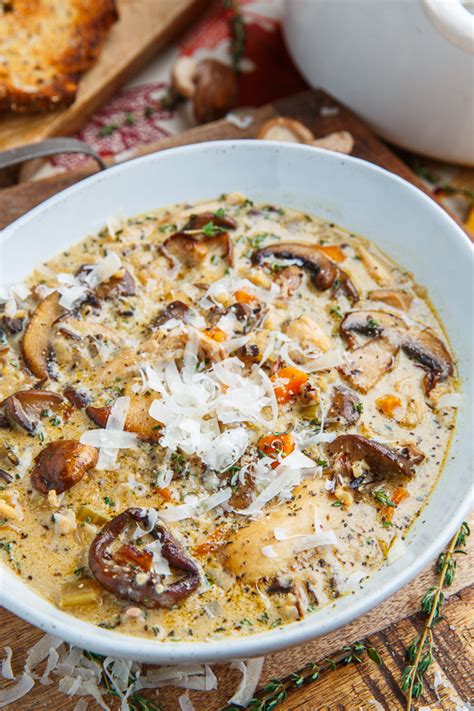 Season with additional paprika and black pepper. Creamy Mushroom Chicken and Wild Rice Soup - Closet Cooking