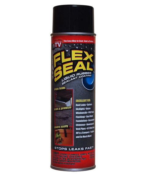 14 Oz Flex Seal Spray Liquid Rubber Sealant Coating Black City Mill