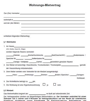 Wer einen mietvertrag benötigt, findet im internet sehr gute kostenlose quellen für den download. Pwib Mietvertrag Kostenlos Drucken