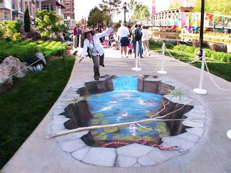 absolutely stunning 3d optical illusion street art that you must see amazing street art 3d