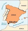 Strait Of Gibraltar On Map Of Europe - Corene Charlotte
