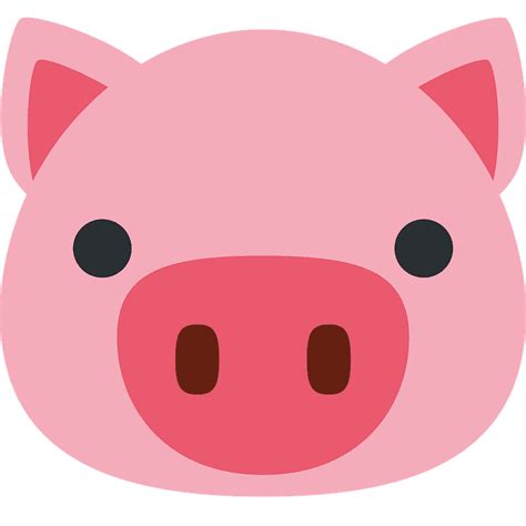 Pig Face Emoji Clipart Free Download Transparent Png Creazilla