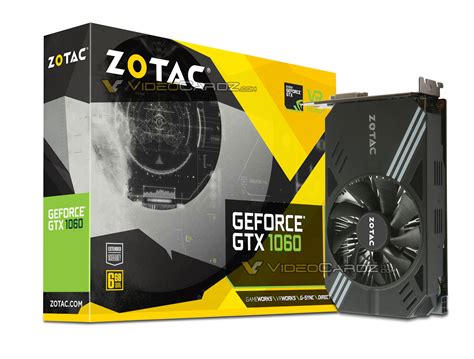 Zotac Geforce Gtx 1060 Amp And Mini Detailed