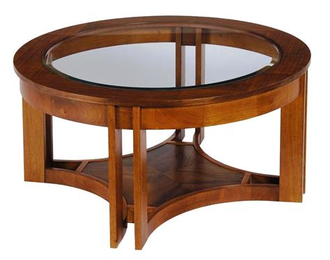 10 Best Unique Round Wood And Glass Coffee Table