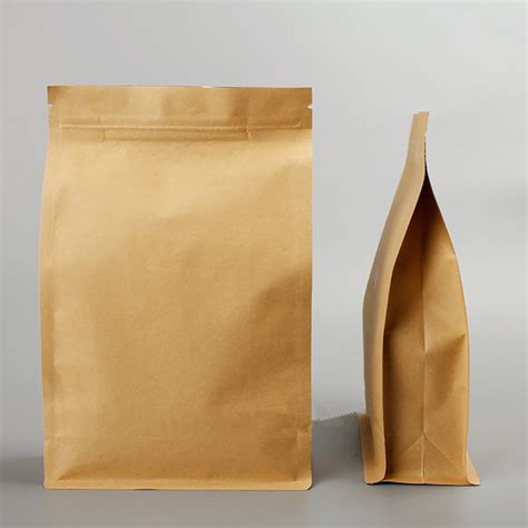 Parcelwish 50pcs 18cm X 28cm Zip Kraft Paper Inner Aluminium Bag