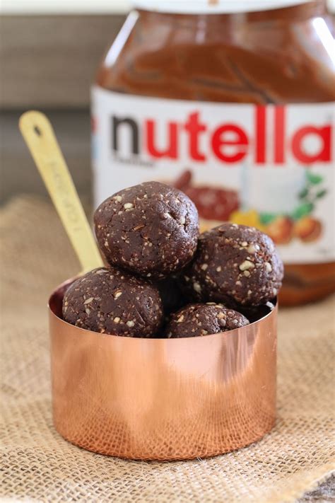 The Best Ever Healthy Nutella Bliss Balls Made With Just 3