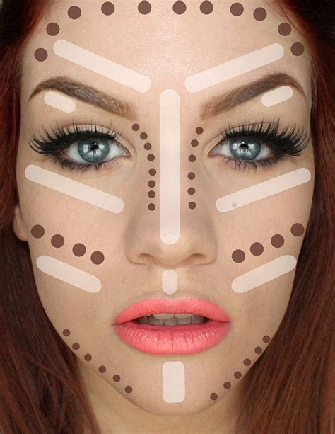 How to contouring and highlighting your face with makeup ...