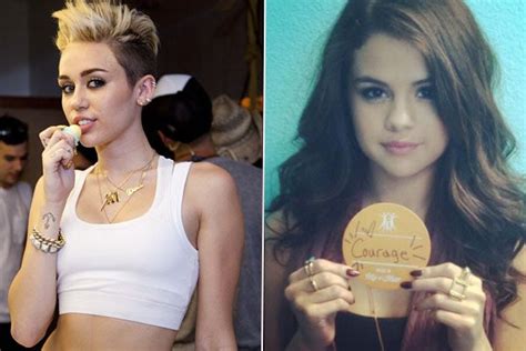Miley Cyrus Versus Selena Gomez New York Times