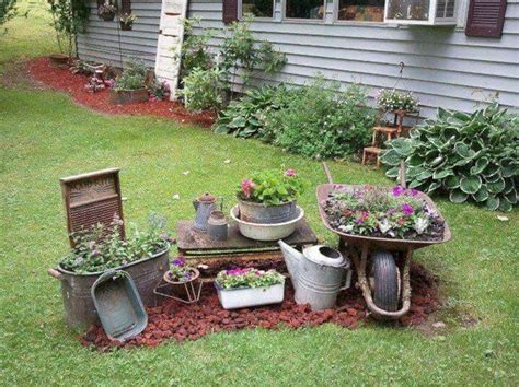 24 Brilliant Ideas To Awesome Your Garden With Rustic Garden Decorating