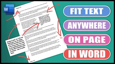 Make Text Fit Anywhere In Word And Fit Text On Fewer Pages Easy Word