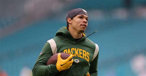 Packers' Christian Watson Says He'll Be 'All Right' After Hip Injury vs