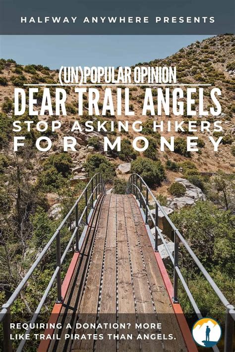Trail Angels Stop Asking Thru Hikers For Money Halfway Anywhere