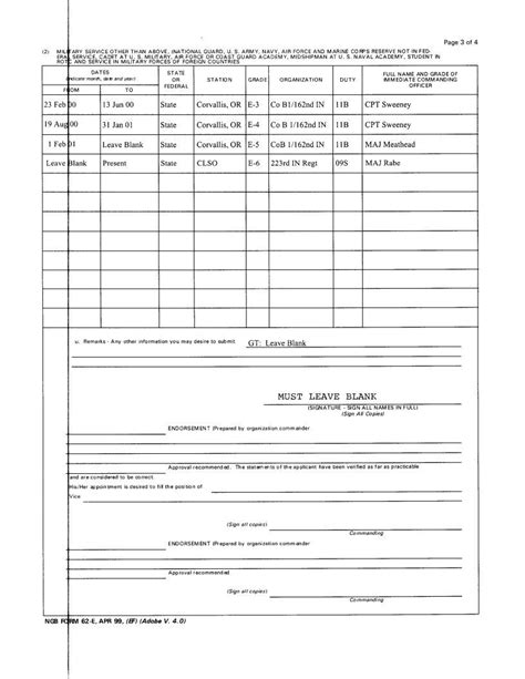 Ngb Form E Fill Out Printable Pdf Forms Online