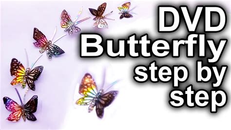 How To Make Butterfly Using Cd Dvd Youtube
