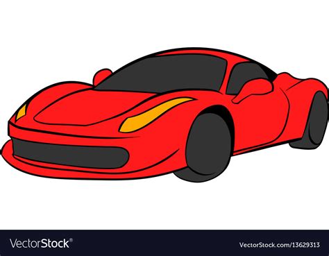 Here you can explore hq red sports car transparent illustrations, icons and clipart with filter setting like size, type, color etc. Red car icon cartoon Royalty Free Vector Image