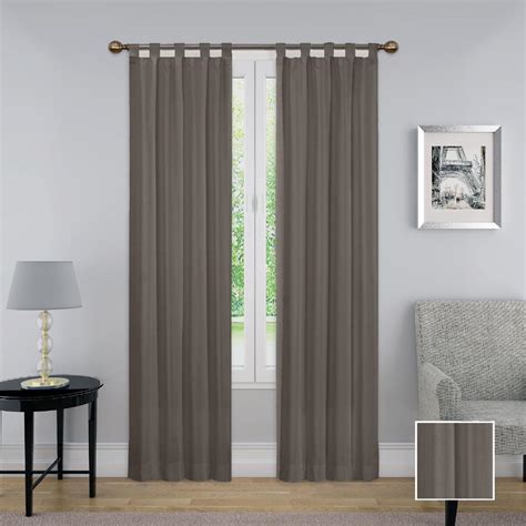 Pairs To Go Montana Window Curtain Panel Pair In Grey 60 In W X 63
