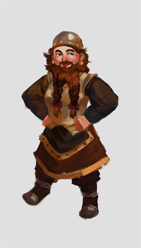 Share Via Artstation Ios App Artstation Female Dwarf