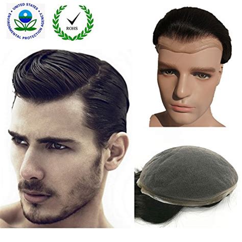 Buy Nlw Mens Toupee Human Hair Replacement System European Human Hair Swiss Lace Hair Piece