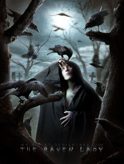 The Raven Lady Raven Art Dark Fantasy Art Raven
