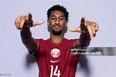 Homam Ahmed of Qatar poses during the official FIFA World Cup Qatar ...