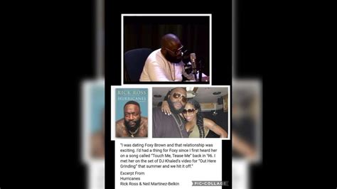 Rick Ross Discusses Dating Foxy Brown In His Book Hurricanes Youtube