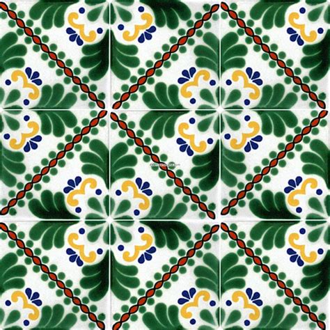 Mexican tile, also known as saltillo, is made from red clay. Glamorous Mexican Tile Floors With White,blue And Yellow ...