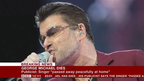 Hd Bbc News Channel George Michael Has Died 25th December 2016
