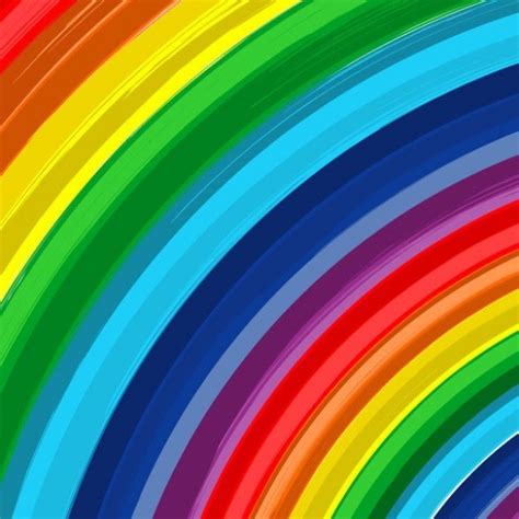 Bold Color Rainbow Abstract Vector Background Welovesolo