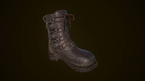 Work Boot Free 3d Model Blend Free3d