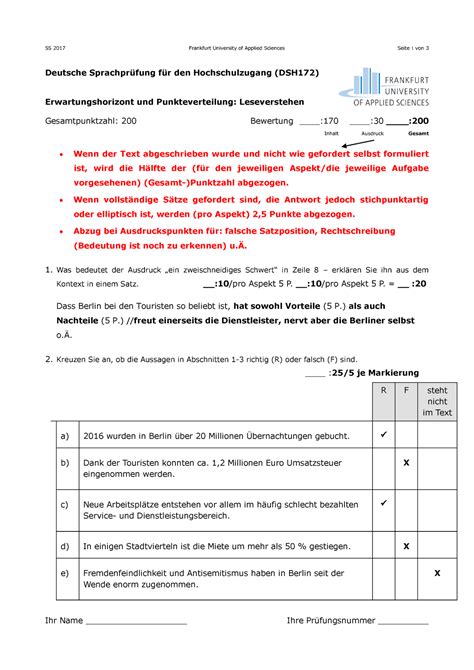 Lv Erwartungshorizont 172 Ss 2017 Frankfurt University Of Applied Sciences Seite 1 Von 3 Ihr