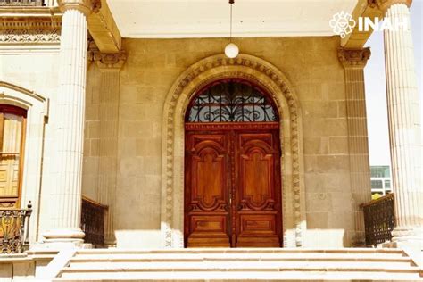 El Inah Entregó La Restauración De Las Puertas Históricas Del Palacio
