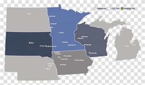 Midwest States And Capitals Map Diagram Plot Atlas Nature