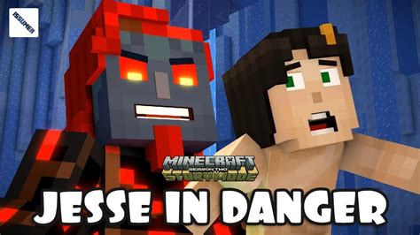 Jesse In Great Danger Extended Minecraft Story Mode Season 2 Youtube