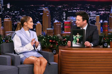 Jennifer Lopez Tonight Show With Jimmy Fallon In New York