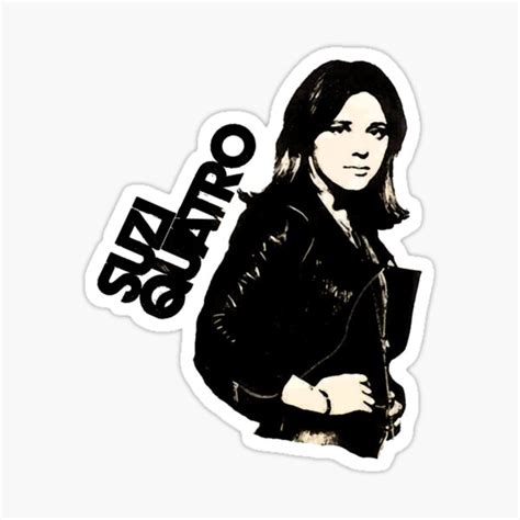 Suzi Quatro Sticker Sticker For Sale By Ahooper729 Redbubble