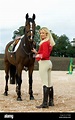 Ellen Whitaker showjumper and equestrian rider Stock Photo - Alamy