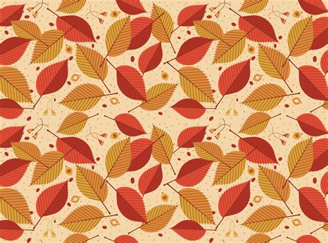 Autumn Leaf Pattern By Edtgraphics On Dribbble